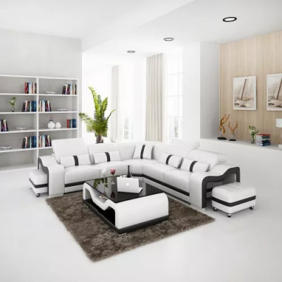 Leather sofa design sofa corner sofa L shape modern corner sofa upholstery