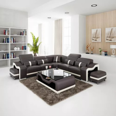 Leather sofa design sofa corner sofa L shape modern corner sofa upholstery