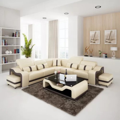 Leather sofa design sofa corner sofa L shape modern corner sofa upholstery