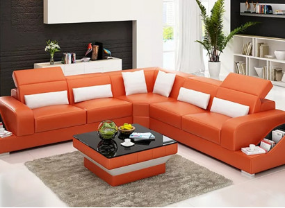 Corner sectional, leather sofa, corner sofa, upholstered furniture, upholstered couch, suite, living area.