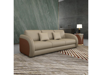 Three-seater couch upholstery design sofa modern 3-seater sofas room furniture beige