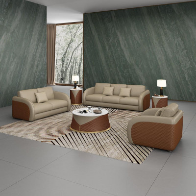 Three-seater couch upholstery design sofa modern 3-seater sofas room furniture beige