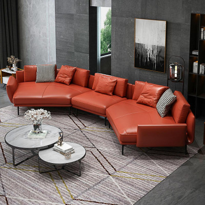 Noble U-Shape Corner Sofa Living Landscape Sofa Couch Upholstery Corner Set Leather Sofa