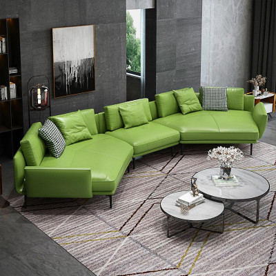 Noble U-Shape Corner Sofa Living Landscape Sofa Couch Upholstery Corner Set Leather Sofa