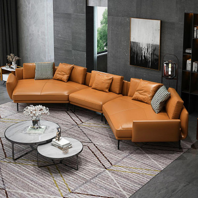 Noble U-Shape Corner Sofa Living Landscape Sofa Couch Upholstery Corner Set Leather Sofa