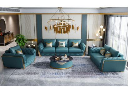 Sofa set 3+2+1 seater living landscape couch sofa upholstery set sofas leather