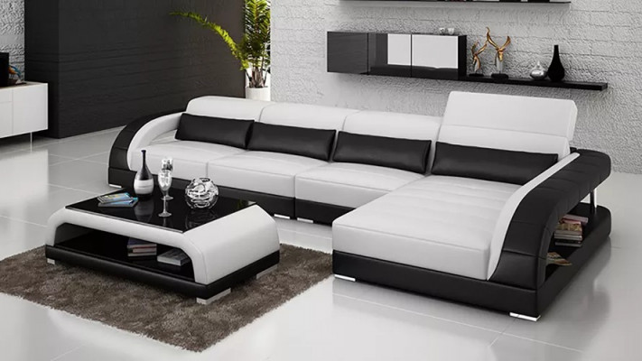 Design corner couch corner sofa living room modern leather upholstery couch sofa