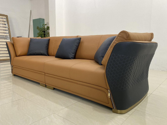 Couch Upholstery Design Sofa Modern 4-Seater Sofas Living Room Decor Furniture