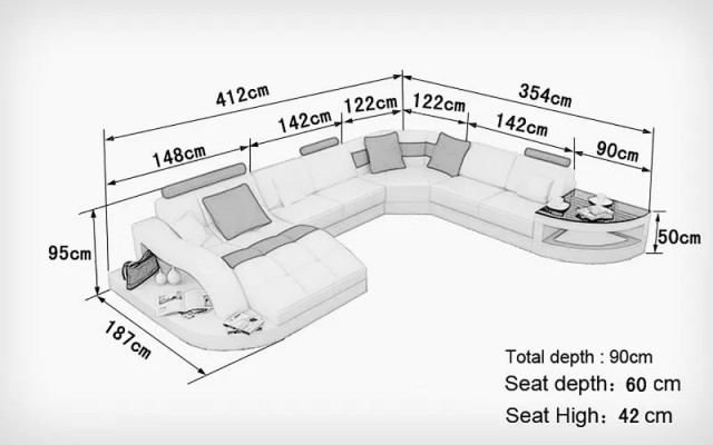 Corner couch design corner sofa living room furniture leather upholstery couch sofa living landscape