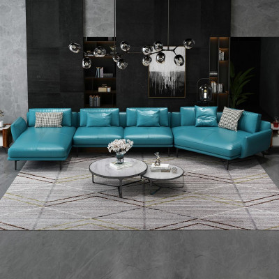 Sofa U-Shape Ledeh Living Landscape Suite Design Modern Sofa Couch Sofas Turquoise