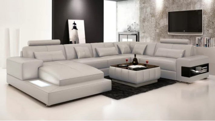 Corner sofa upholstered leather sofa designer sofa corner sofa U-shaped modern sofa