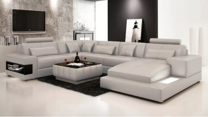 Corner sofa upholstered leather sofa designer sofa corner sofa U-shaped modern sofa