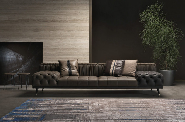 Living Room Couch Upholstery Sofas New Four-Seater New Design Sofa 4-Seater