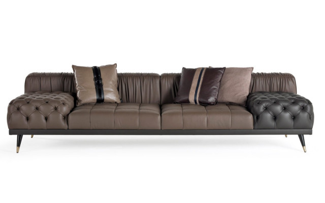 Living Room Couch Upholstery Sofas New Four-Seater New Design Sofa 4-Seater