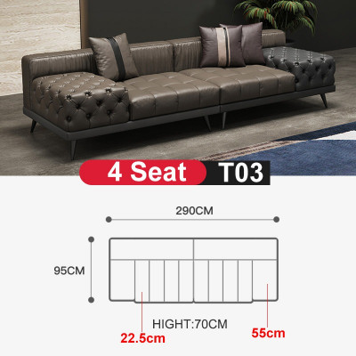 Living Room Couch Upholstery Sofas New Four-Seater New Design Sofa 4-Seater