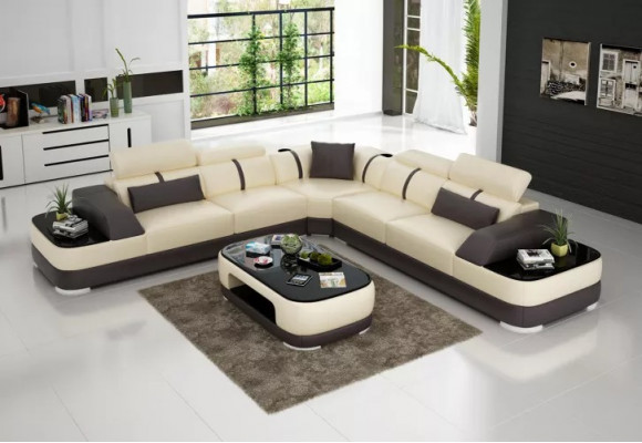 Design furniture corner couch corner sofa living room leather upholstery couch sofa