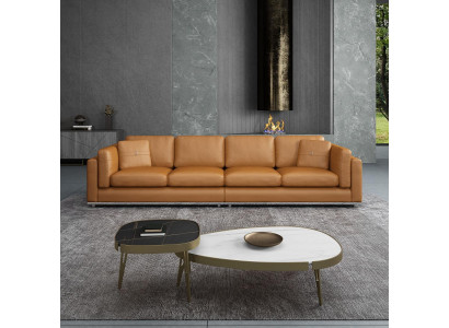 Sofa 4-seater sofas luxury upholstered sofas leather sofas luxury designer couch new sofa
