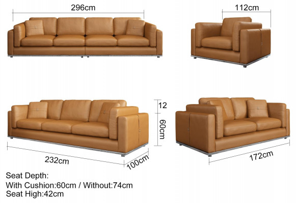 Sofa 4-seater sofas luxury upholstered sofas leather sofas luxury designer couch new sofa