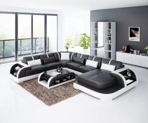 Corner suite, corner sofa, upholstered corner couch, modern living room sofa couch