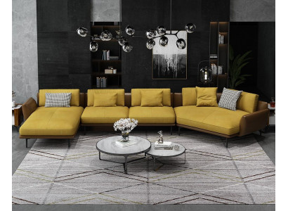Corner sofa L-shape living landscape sofa couch upholstery corner suite leather sofas new