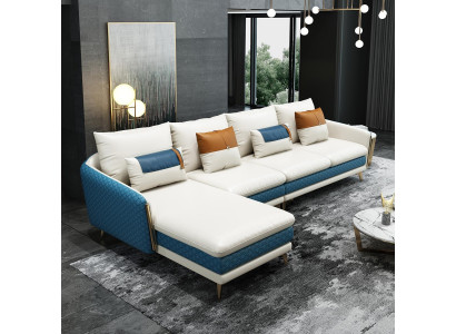 Sectional sofa L-shape modern sofa leather sofa decorative sectional sofa upholstered living landscape