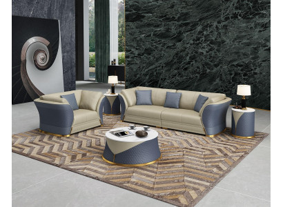 Sofa set 4+1 seater couch upholstery set furniture Italian design sofa