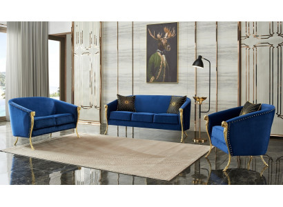 Sofa set 321 seater set design sofas upholstery couches textile relax modern