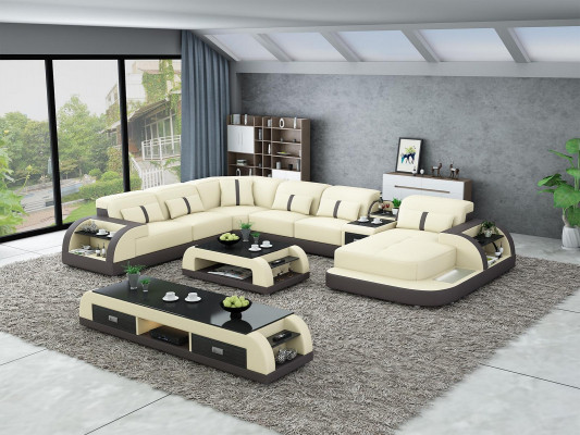 Leather sofa design corner suite corner sofa luxury living landscape leather sofa couch upholstery