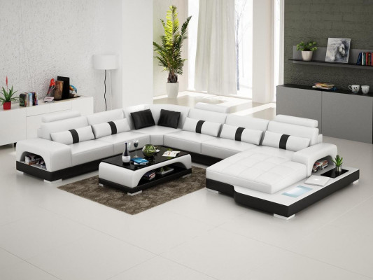 Corner suite leather sofa design luxury living landscape corner sofa couch upholstery corner sofa