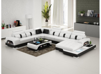 Corner suite leather sofa design luxury living landscape corner sofa couch upholstery corner sofa
