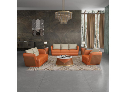 Leather sofa, couch landscape, 3 2 1 seater set, design modern sofa couches