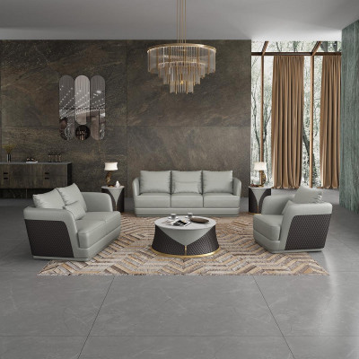 Leather sofa, couch landscape, 3 2 1 seater set, design modern sofa couches