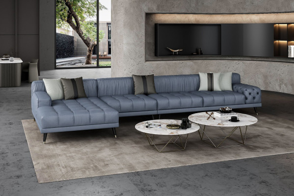Chesterfield Sofa Couch Upholstery Luxury Furniture Design Corner Sofa Leather