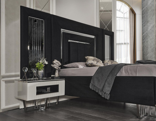 Design night table console side tables bedroom metal luxury