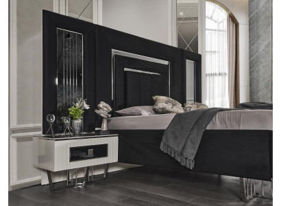 Design night table console side tables bedroom metal luxury