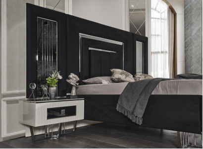 Design night table console side tables bedroom metal luxury
