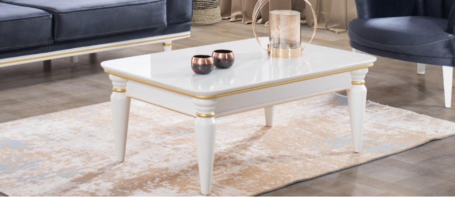 Modern luxury white coffee table wooden coffee table table design tables wooden furniture
