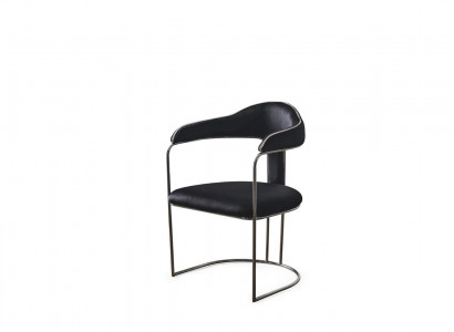 Modern armchair chair 1x dining room TV lounge seat upholstered chair new textile