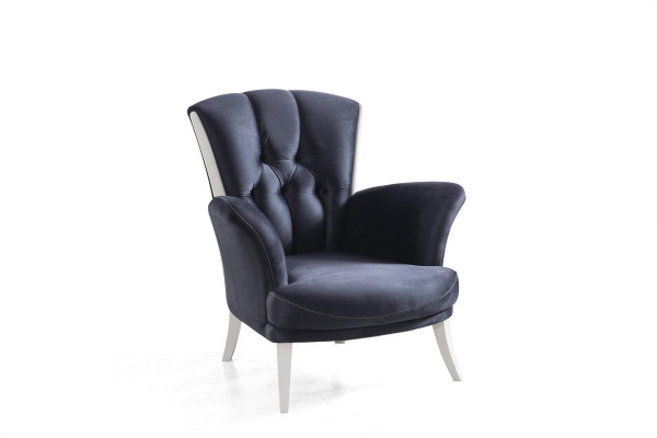 1-seater armchair with textile upholstery luxury design armchair for living room