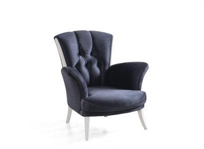 1-seater armchair with textile upholstery luxury design armchair for living room