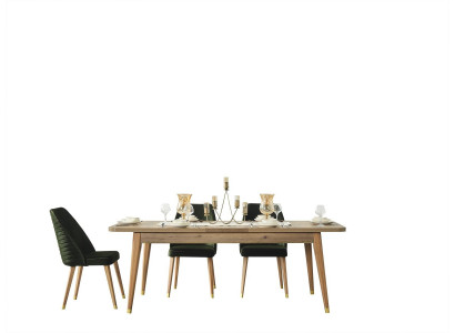Dining table set dining room living room ensemble wood design tables new