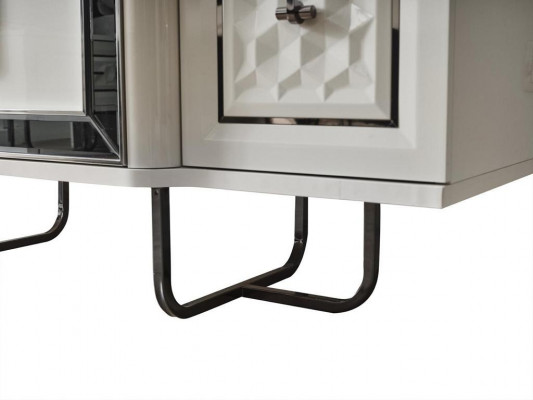Sideboard White Dresser Console Table Mirror 2-piece Dressers Sideboards