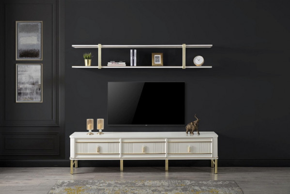 TV stand, cabinet, RTV stand, wooden table, wall shelf, modern design, new.