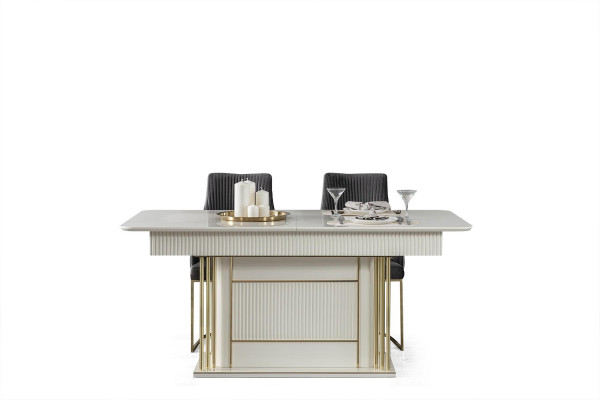 Luxury tables metal dining table design table Italian furniture dining room