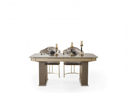 Gray dining table modern dining room beautiful kitchen wood table design luxury metal new