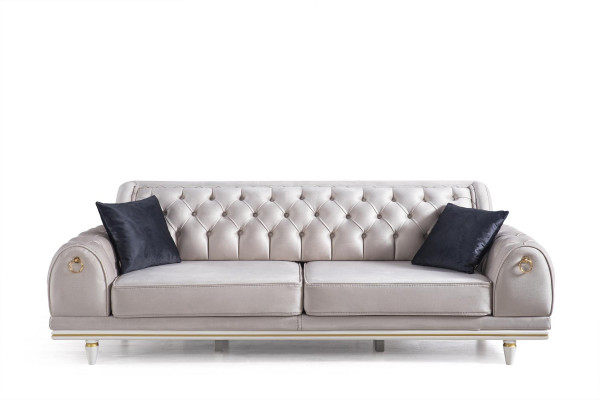Chesterfield Sofa Couch 230cm Furniture Furnishings Living Room Upholstery