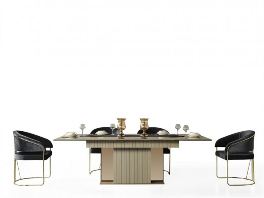 Complete Set Dining Table + 6 Chairs Dining Room Set Dining Group Wooden Table Tables 7pcs