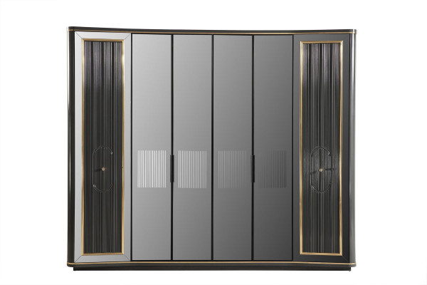 Gray luxury cabinet bedroom furniture wardrobes wardrobe wood