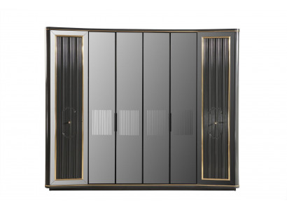 Gray luxury cabinet bedroom furniture wardrobes wardrobe wood