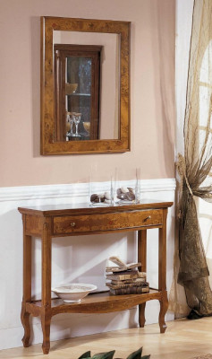 Italian furniture 2-piece set furniture style StileElisa sideboard mirror wood console